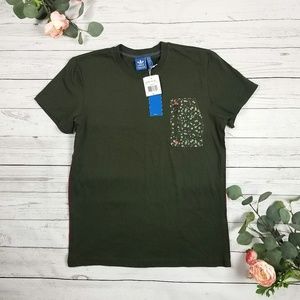 Adidas Olive Green T Shirt Short Sleeve NWT